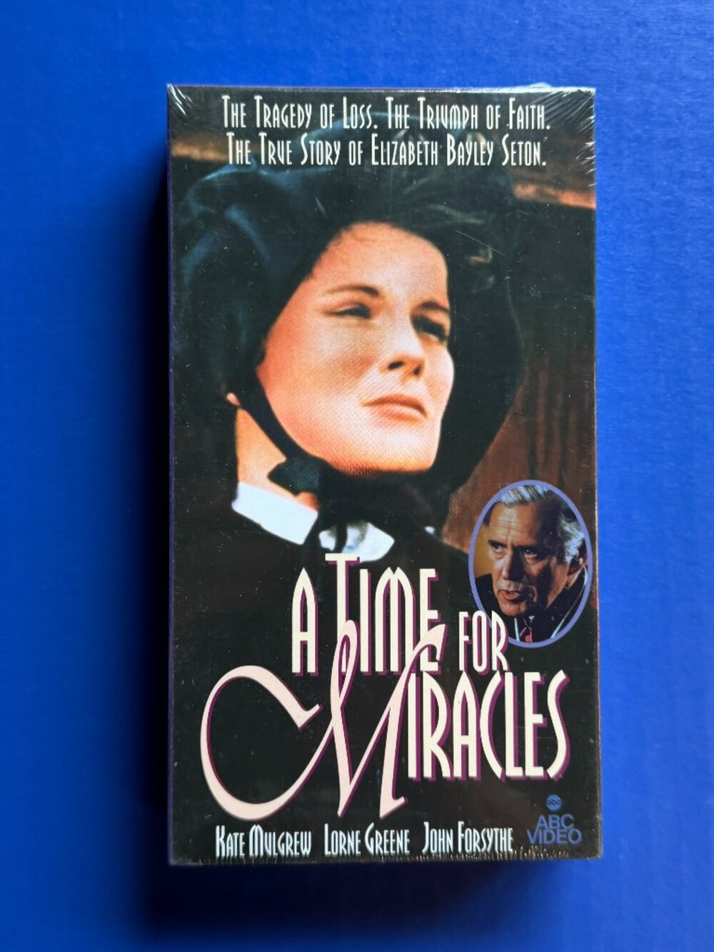 A Time For Miracles - VHS - Kate Mulgrew, John Forsythe, Lorne Greene -  NEW
